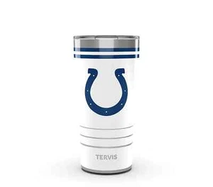 INDIANAPOLIS COLTS, 20oz STAINLESS STEEL TUMBLER FROM TERVIS WITH LID INCLUDED - Picture 1 of 2