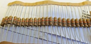 RESISTENCIAS: 1 VATIO / PAQUETE DE 25 / Película de carbono mezcla: 1R / 1R5 / 2R2 / 3R3 / 4R7 - Imagen 1 de 1