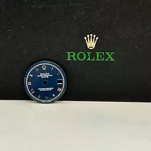 Rolex Oyster Perpetual Date Ladies 26mm Blue Dial Silver Roman Jubilee 69174 - Picture 1 of 5