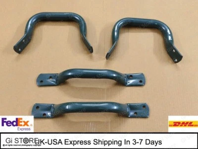 Juego de manijas laterales y de esquina para carrocería Jeep Willys CJ2A CJ3A CJ3B CJ5 M38 M38A1 Foto 1 de 3