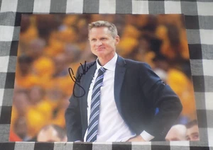 Steve Kerr Signed 8x10 Photo Golden State Warriors World Champion - Picture 1 of 1