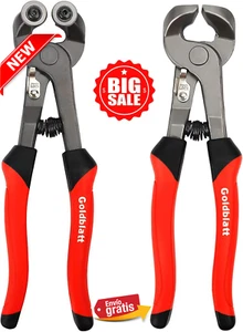 2PCS Glass Tile Nippers Set, Nipper Cutting Tools Glass Mosaic Nipper Ceramic - Picture 1 of 7