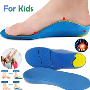 Kids Orthotic Cushioning Arch Support Shoe Insole Children Plantar Fasciitis - Picture 1 of 11