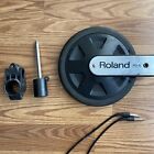 Roland Pd-8 Dual Trigger Pad V-Drum Cord Clamp Electric Drummer Black