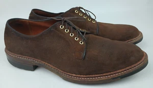 Alden for Nordstrom D14060 Herren braun Schnupftabak Wildleder Josh Derby Blucher Größe 10 - Bild 1 von 7