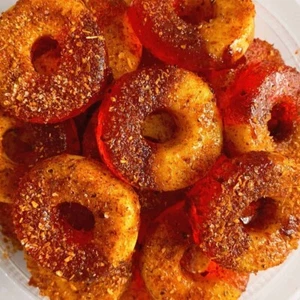 Tajin Pfirsich Gelee Ringe Süßigkeiten 2 Pfund Großpackung weiche Bonbons KOSTENLOSER VERSAND! - Bild 1 von 5