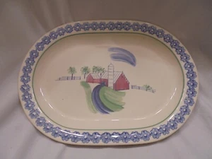 PFALTZGRAFF Geschirr Sunnydale Red Country Farm 15" Servierplatte - Bild 1 von 7