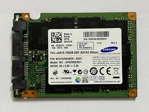 Samsung 1.8" Thin uSATA 256GB MZ-uPA2560/0D1 SSD Micro-SATA FOR Thinkpad Laptop - Picture 1 of 4
