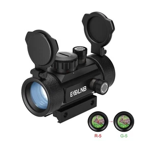 1X Red Dot Sight Rifle Scope 30mm Coated Lens 5 Level Brightness 11mm/22mm Rail - Picture 1 of 10
