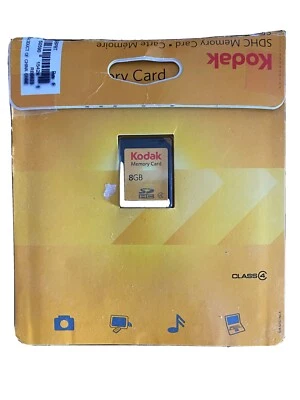 Kodak Multi-Use 8GB SDHC Memory Card Class 4 Flash Brand New Sealed - Image 1 of 3
