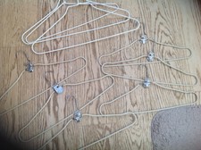 9 vintage coat hangers,6 travel hangers & 3 others