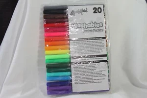 Teacher Crate (new) WASHABLES - FINELINE MARKERS - 20 - Picture 1 of 2