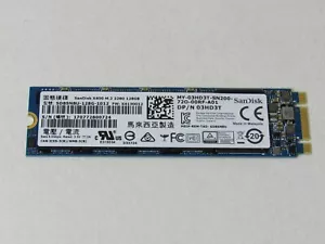 Dell SanDisk 128GB M.2 SATA SSD Card SD8SN8U-128G-1012 03HD3T 6Gb/s *WORKS* - Picture 1 of 2
