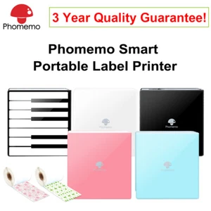 Phomemo M02 Mini Pocket Printer Bluetooth Wireless Thermal Paper Portable LOT - Picture 1 of 25