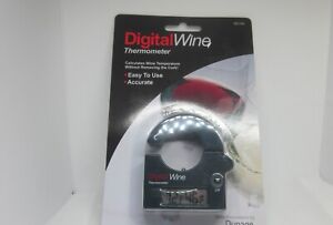 DIGITAL WINE THERMOMETER NEW EASY TO USE ACCURATE WINE TEMPERATURE WITHOUT UNCOR