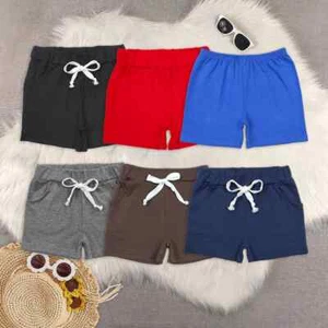 Baby Boys Summer Sibling Pockets Cotton Bottoms Shorts - Picture 1 of 13