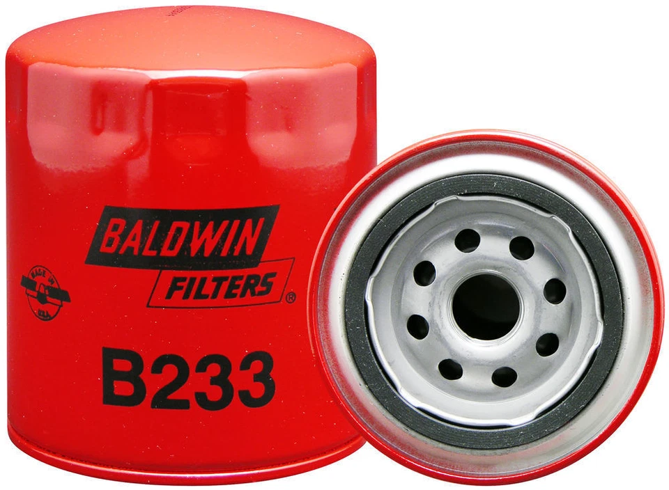 Filtro de aceite giratorio lubricante de flujo completo Baldwin B233 (paquete de 2) envío urgente Foto 1 de 1