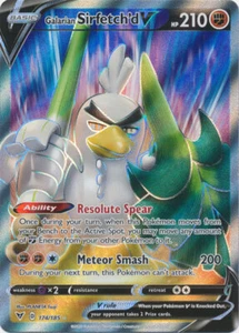 Galarian Sirfetch'd V (Full Art) 174/185 Ultra Rare Vivid Voltage NM Pokemon TCG - Picture 1 of 1