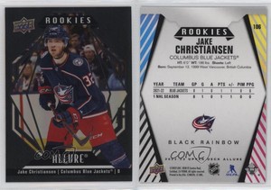 2022-23 Upper Deck Allure Rookies Black Rainbow Jake Christiansen #106 Rookie RC