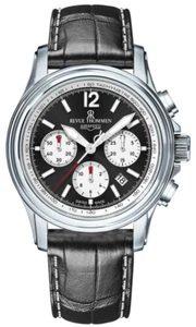 REVUE THOMMEN Mod. 16041.6337 XLarge HighTech Chrono Automatik schwarz Leder - Bild 1 von 1