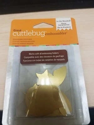 Cuttlebug Embossables Metal Shapes - In the Meadow - Gold - 2002198 - Image 1 of 2