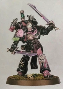 Hoja Impecable #B Niños del Emperador Warhammer 40K Caos Marines Espaciales Slaanesh - Imagen 1 de 2