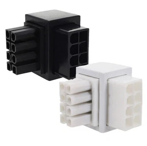 ATX 8Pin Female 90 Degree Angled To 8 Pin Male Power Adapter GPU Connector - Zdjęcie 1 z 10