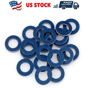 20X Aluminum Oil Drain Plug Gasket Copper 90430-12031 Assortment Washer Crush US - Picture 1 of 9