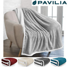 Sherpa Flannel Fleece Reversible Blanket Plush Soft Throw for Bed Couch Sofa 