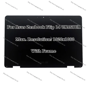 For Asus Zenbook Flip 14 UX461UA 14" FHD 1080P LCD Display Touch Screen Assembly - Picture 1 of 7