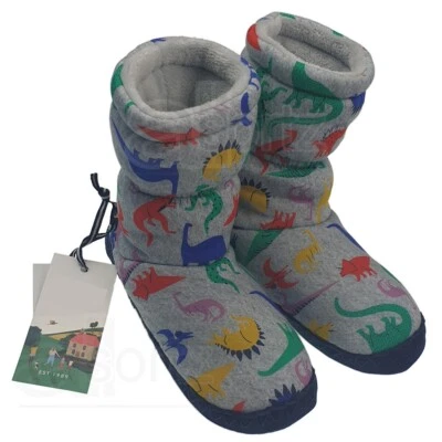 Niños Niños Niñas Diseñador Dinosaurio Zapatilla Botas Novedad Navidad Reino Unido Regalo Edad Foto 1 de 4
