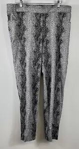 Harlow women's snake print pants elastic waist stretch straight Size 20 plus - Picture 1 of 9