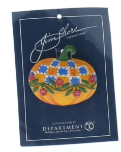 Jim Shore Collectible Department 56 Hat Lapel Pin Halloween Patchwork Pumpkin - Picture 1 of 2