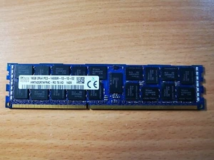 Hynix HMT42GR7AFR4C-RD 16GB DDR3-1866 RDIMM PC3-14900R ECC RAM Memory - Picture 1 of 2