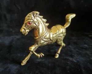 Hermoso Bronce Caballo Figura De Perú, Nueva - Imagen 1 de 3
