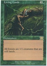 1x Living Lands MTG 6th Edition / Classic NM Magic Regular