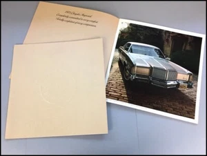 1975 Chrysler Imperial 16-page Vintage Car Sales Brochure - Crown LeBaron - Picture 1 of 7