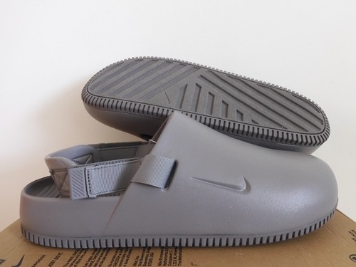 Nike Calm Mule Na Flat Peltro Grigio "Sandali" Taglia 14 [FD5130 004]