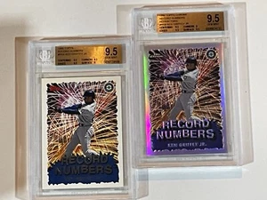 Griffey Jr 1999 Topps Chrome Record Numbers & Refractor BGS 9.5 #RN4 Low Pop! - Picture 1 of 6
