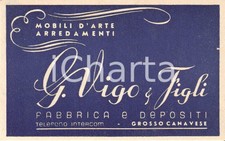 1940 GOSSO CANAVESE arredamenti G. VIGO & Figli