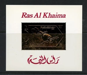 M116 Ras Al Khaima 1971 Space Sojus GOLDFOLIE Deluxe neuwertig - Bild 1 von 1
