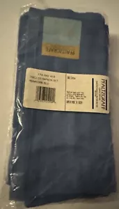 Set 3 tovaglioli a traliccio Pfaltzgraff 100% cotone 17’x17’ blu marocchino NUOVI - Foto 1 di 7