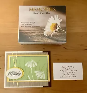 Handmade Sympathy Card And MEMORIES Grief Memory Box Activity Gift Families 🧩 - Picture 1 of 7