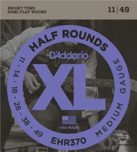 D'Addario Half Rounds, Medium, 11-49 Electric Guitar Strings - Picture 1 of 4