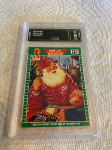 WARREN BUFFETT SANTA CLAUS 2021 LEAF PRO SET # 1989-10 GRADED 9 L@@@K - Picture 1 of 2