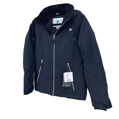 Obermeyer NUEVA Chaqueta Unisex Adolescente (18) Negra Talla XL Haana Con Capucha Cremallera Completa  Foto 1 de 4