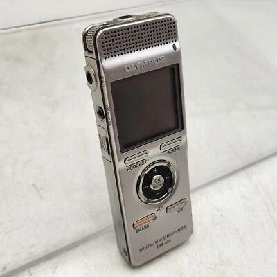Olympus Digital Voice Recorder DM-420 - Micro SD Card Slot AAA Battery - Works - Image 1 of 4