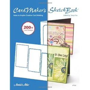 CardMaker's Sketchbook by Tanya Fox: Paperback Book with 200+ Card Designs - Picture 1 of 1