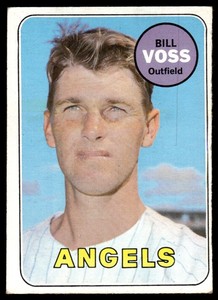 1969 Topps Bill Voss California Angels #621