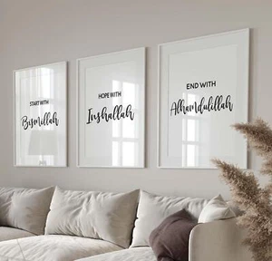 Poster Englische islamische Zitate | Inspirierende Poster - Bild 1 von 1